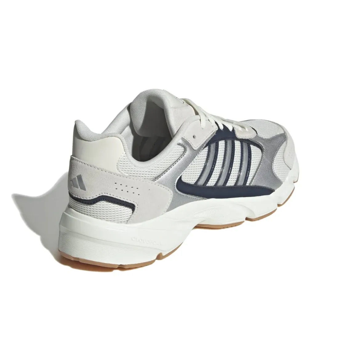 Scarpe da ginnastica da uomo Rétro bianche grigie con dettagli blu adidas Crazychaos 2000