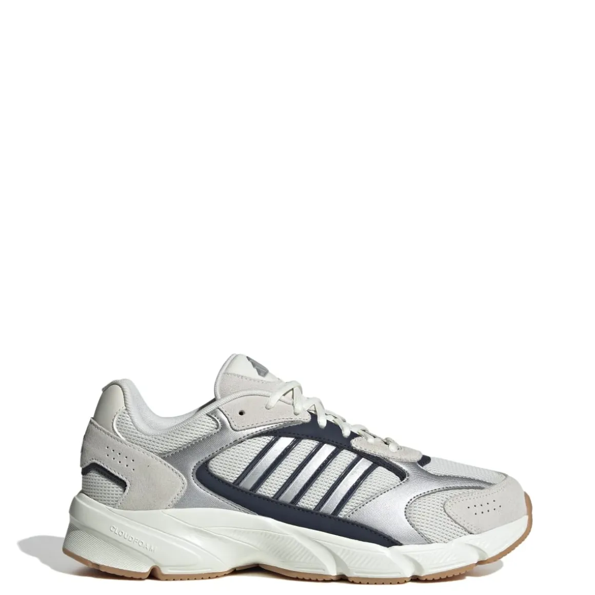 Scarpe da ginnastica da uomo Rétro bianche grigie con dettagli blu adidas Crazychaos 2000