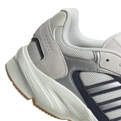 Scarpe da ginnastica da uomo Rétro bianche grigie con dettagli blu adidas Crazychaos 2000