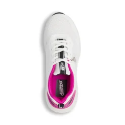 Scarpe da ginnastica donna bianche con dettagli fucsia Dimensione Danza