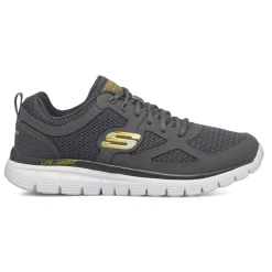 Scarpe da ginnastica grigie da uomo con soletta Memory Foam Skechers Burns - Agoura