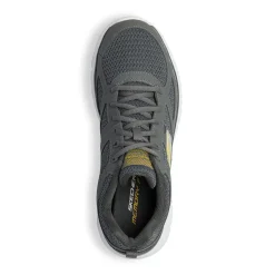 Scarpe da ginnastica grigie da uomo con soletta Memory Foam Skechers Burns - Agoura