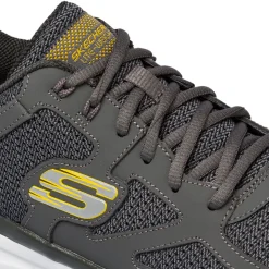 Scarpe da ginnastica grigie da uomo con soletta Memory Foam Skechers Burns - Agoura