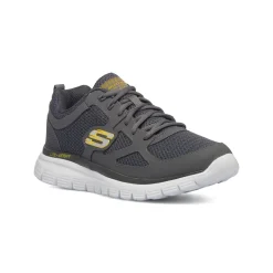 Scarpe da ginnastica grigie da uomo con soletta Memory Foam Skechers Burns - Agoura