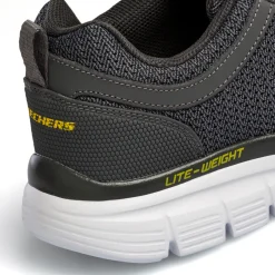 Scarpe da ginnastica grigie da uomo con soletta Memory Foam Skechers Burns - Agoura