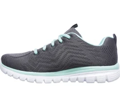Scarpe da ginnastica grigie da Donna con Pianta Larga Skechers Graceful