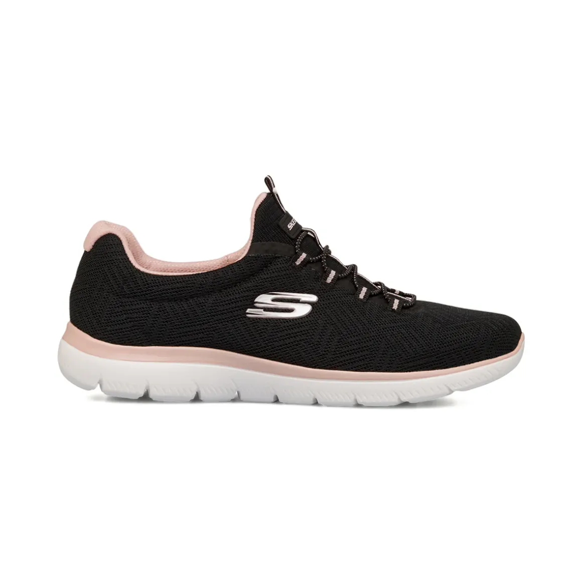 Scarpe da ginnastica nere da Donna con soletta in memory foam Skechers Summits