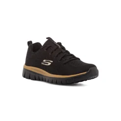 Scarpe da ginnastica nere da donna con sottopiede Memory Foam Skechers Graceful Get Connected