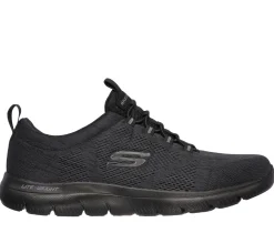 Scarpe da ginnastica nere da uomo con soletta Memory Foam Skechers Summits - Louvin