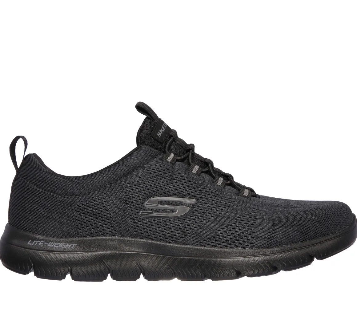 Scarpe da ginnastica nere da uomo con soletta Memory Foam Skechers Summits - Louvin