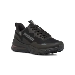 Scarpe da ginnastica nere da Uomo con logo laterale Ducati