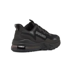 Scarpe da ginnastica nere da Uomo con logo laterale Ducati