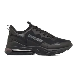 Scarpe da ginnastica nere da Uomo con logo laterale Ducati