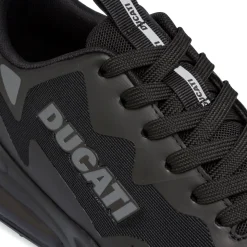 Scarpe da ginnastica nere da Uomo con logo laterale Ducati