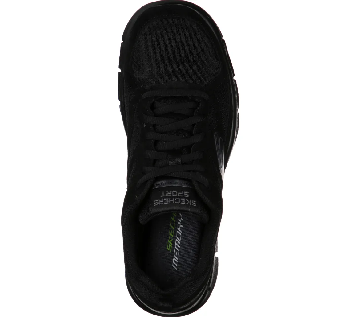 Scarpe da ginnastica nere da uomo con soletta memory comfort Skechers Track