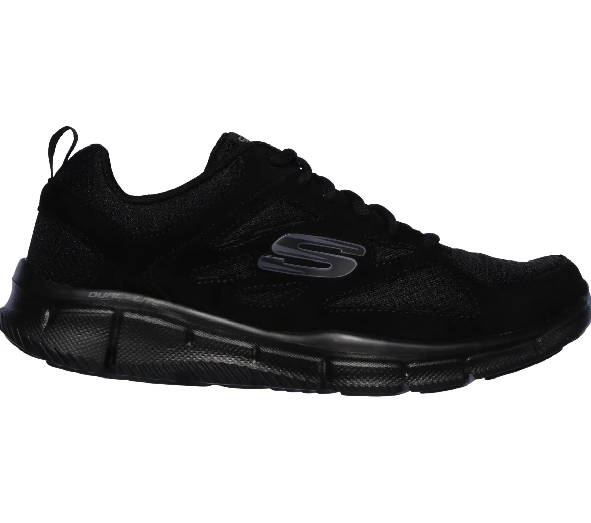 Scarpe da ginnastica nere da uomo con soletta memory comfort Skechers Track