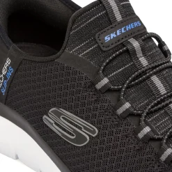 Scarpe da ginnastica nere da Uomo in Memory Foam Skechers Slip-Ins Air Cooled