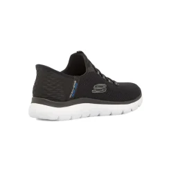 Scarpe da ginnastica nere da Uomo in Memory Foam Skechers Slip-Ins Air Cooled