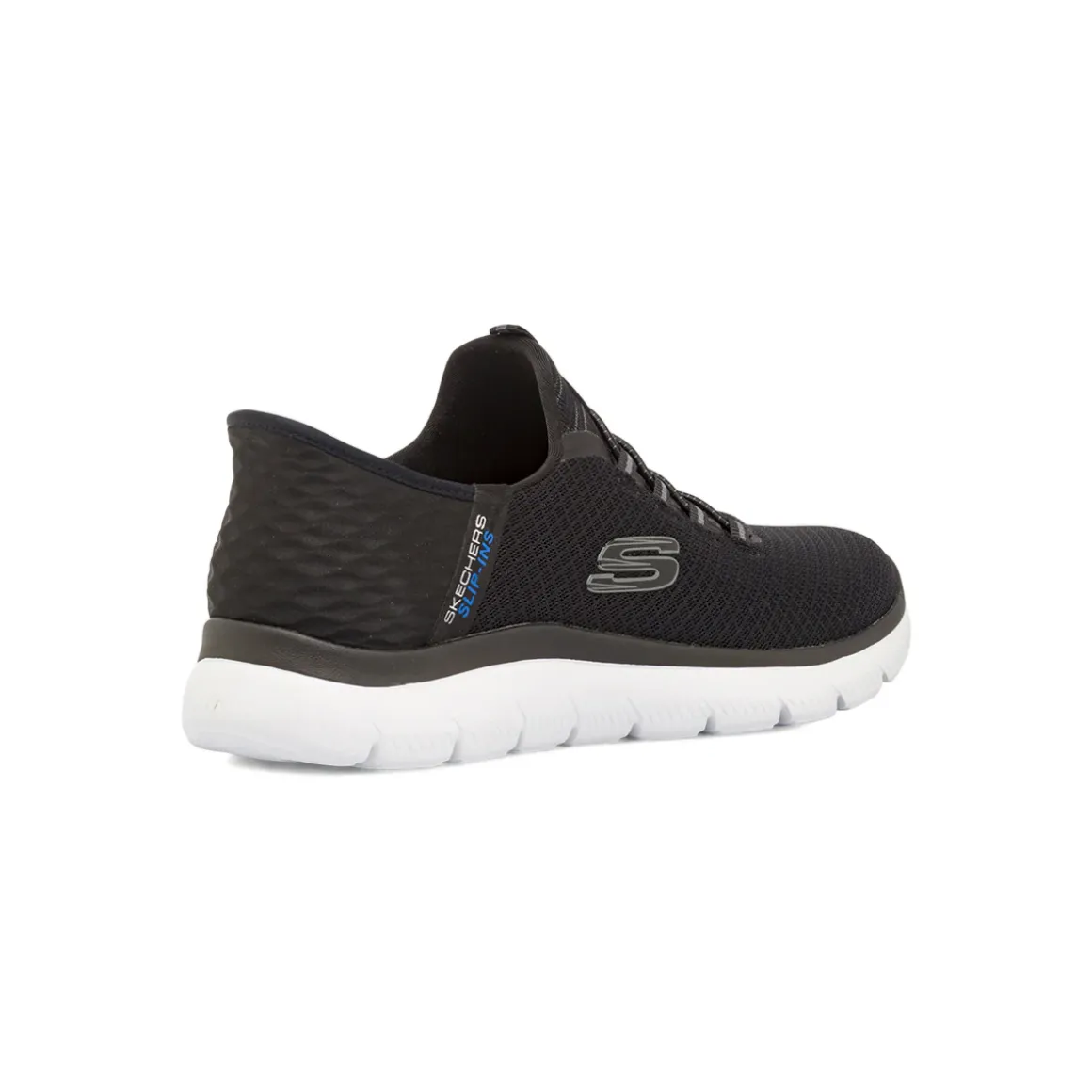 Scarpe da ginnastica nere da Uomo in Memory Foam Skechers Slip-Ins Air Cooled
