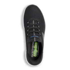 Scarpe da ginnastica nere da Uomo in Memory Foam Skechers Slip-Ins Air Cooled