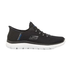 Scarpe da ginnastica nere da Uomo in Memory Foam Skechers Slip-Ins Air Cooled