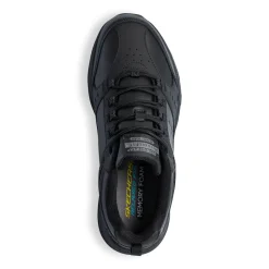 Scarpe da ginnastica nere da uomo con soletta Memory Foam Skechers Oak Canyon
