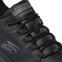 Scarpe da ginnastica nere da uomo con soletta Memory Foam Skechers Oak Canyon