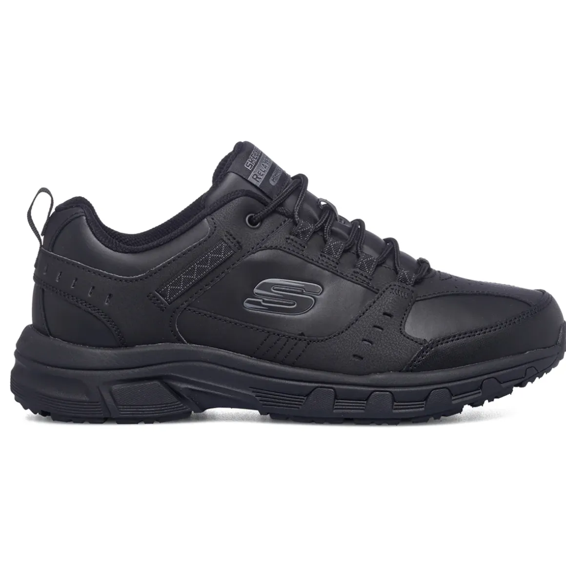 Scarpe da ginnastica nere da uomo con soletta Memory Foam Skechers Oak Canyon