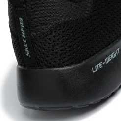 Scarpe da ginnastica nere da uomo con sottopiede Memory Foam Skechers Dynamight