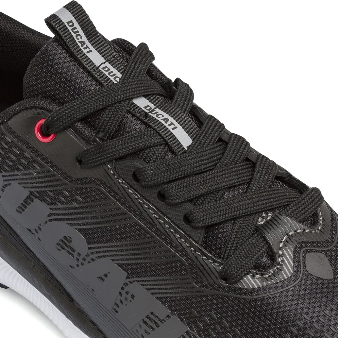 Scarpe da ginnastica Nere da Uomo con dettagli rossi Ducati