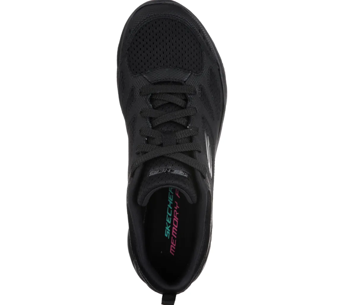 Scarpe da ginnastica nere Donna con Memory Foam Skechers Summits Suited