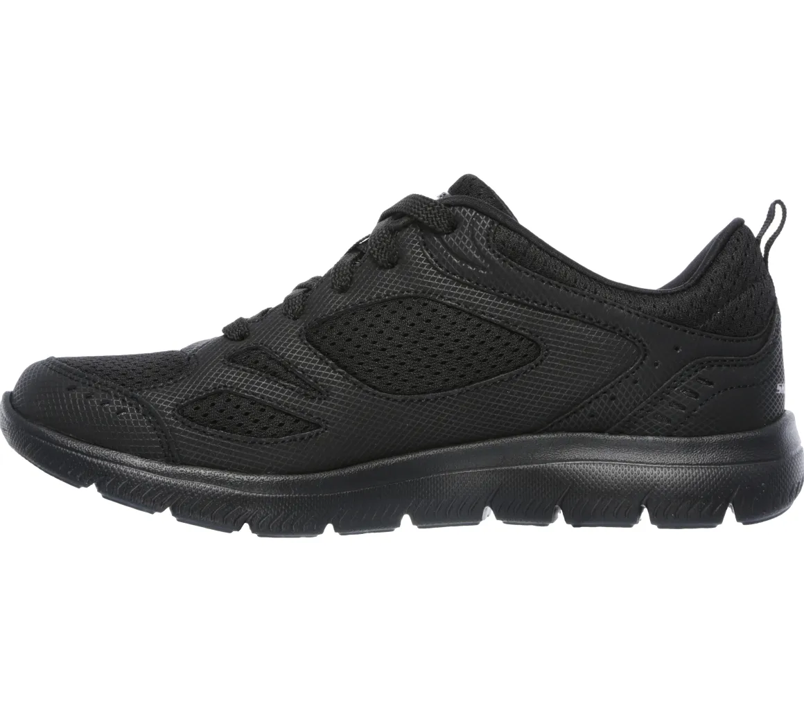 Scarpe da ginnastica nere Donna con Memory Foam Skechers Summits Suited