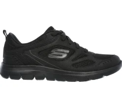 Scarpe da ginnastica nere Donna con Memory Foam Skechers Summits Suited
