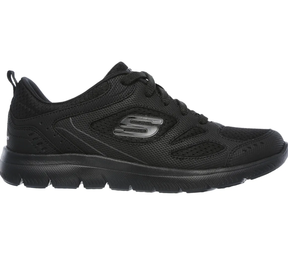 Scarpe da ginnastica nere Donna con Memory Foam Skechers Summits Suited
