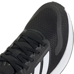 Scarpe da ginnastica nere e bianche da ragazzo con logo adidas Runfalcon 5