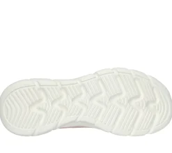 Scarpe da ginnastica rosa da donna con maxi-suola Skechers Bobs B Flex