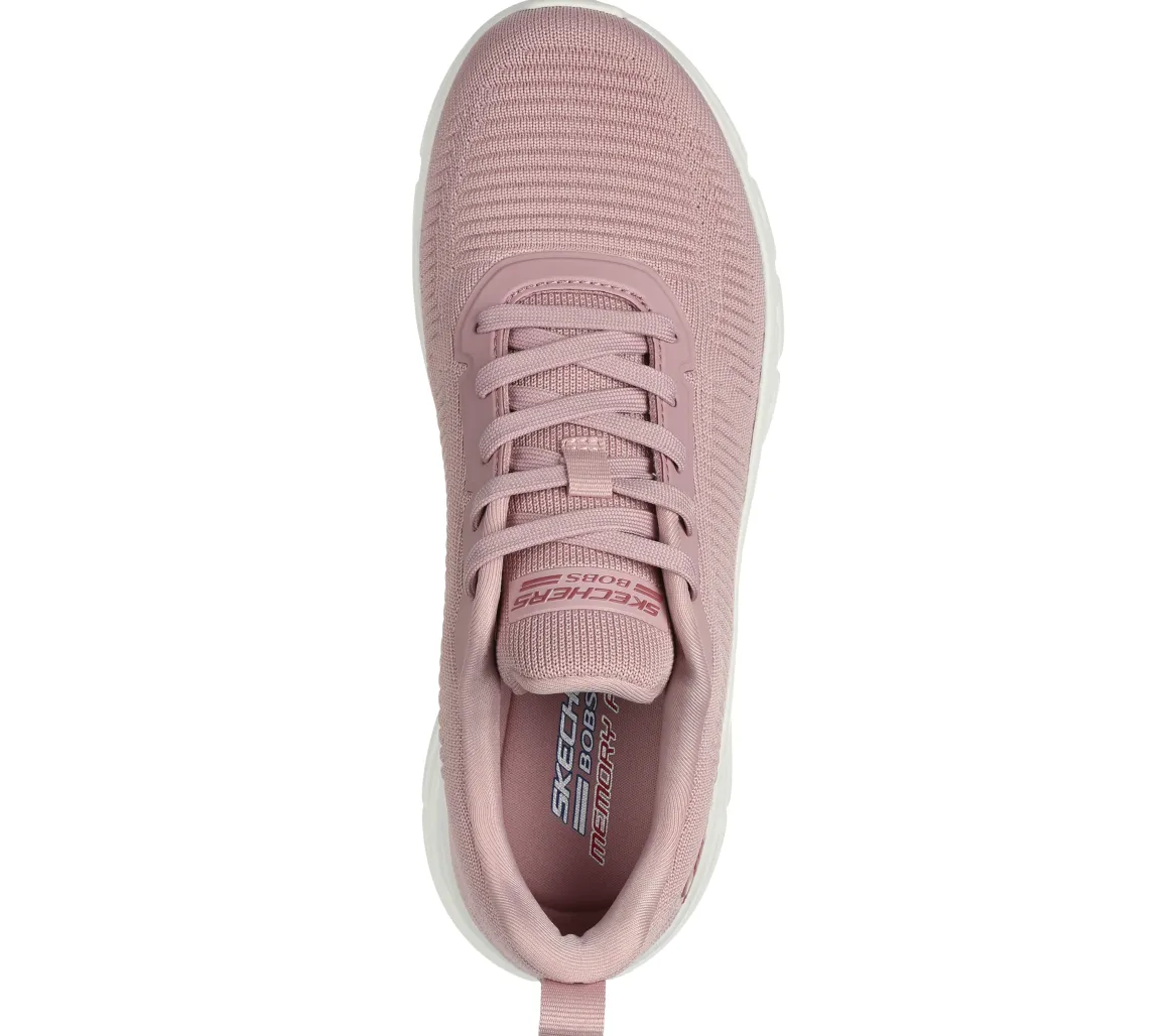 Scarpe da ginnastica rosa da donna con maxi-suola Skechers Bobs B Flex