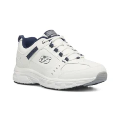 Scarpe da ginnastica Rétro bianche da uomo con soletta Memory Foam Skechers Oak Canyon