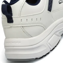 Scarpe da ginnastica Rétro bianche da uomo con soletta Memory Foam Skechers Oak Canyon