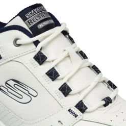 Scarpe da ginnastica Rétro bianche da uomo con soletta Memory Foam Skechers Oak Canyon