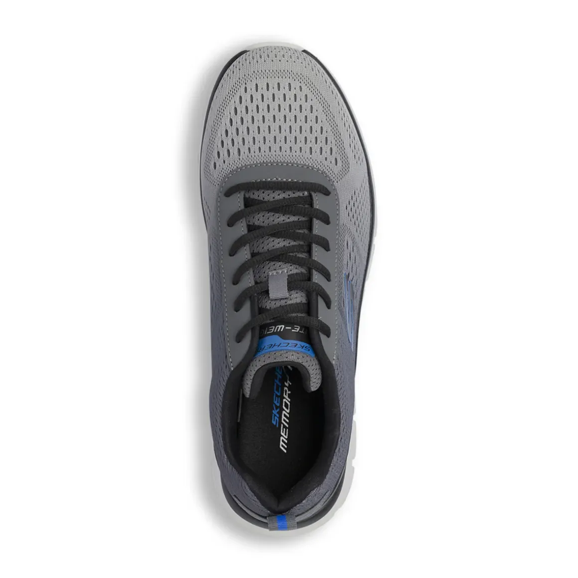 Scarpe da ginnastica Uomo Grigie in mesh con Memory Foam Skechers