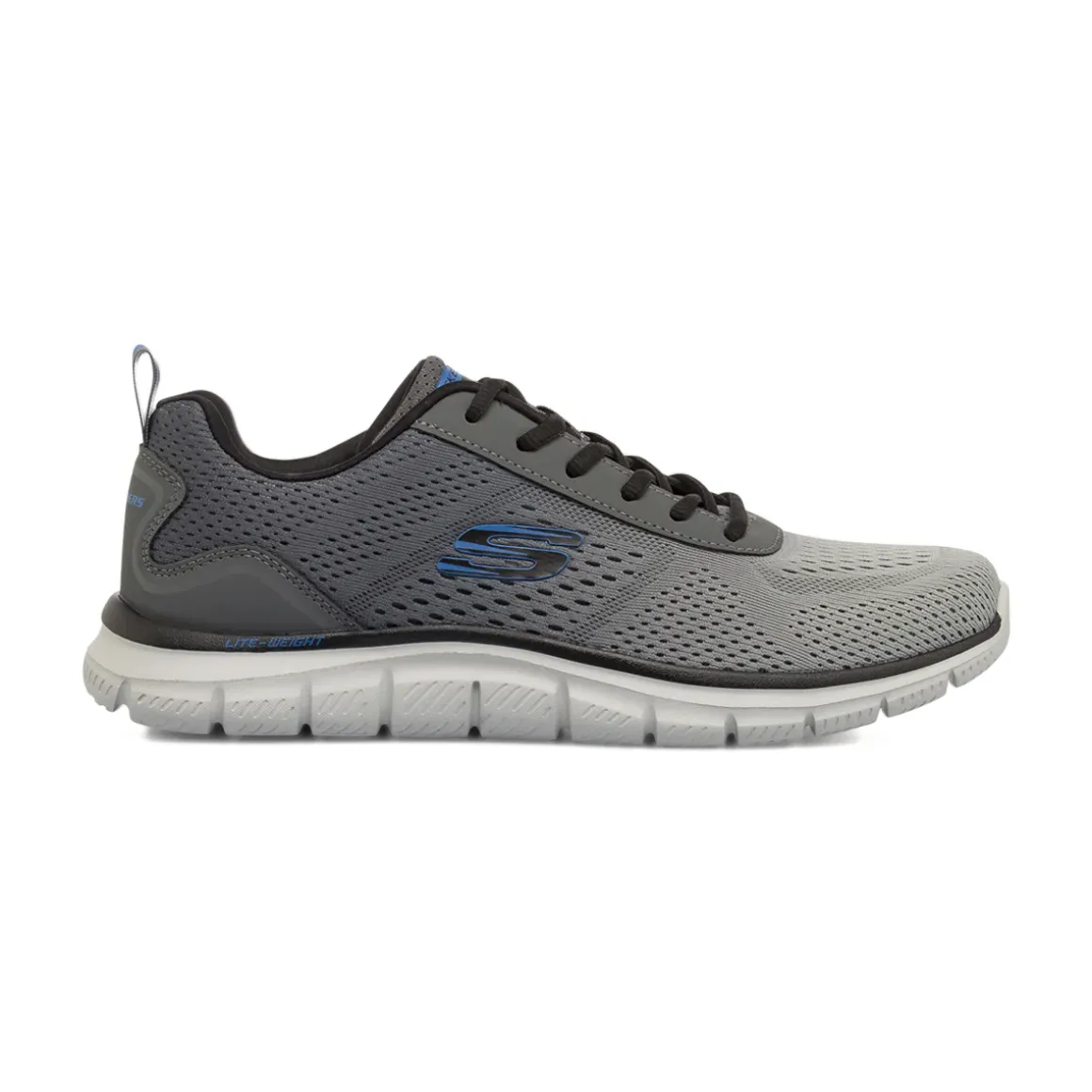 Scarpe da ginnastica Uomo Grigie in mesh con Memory Foam Skechers