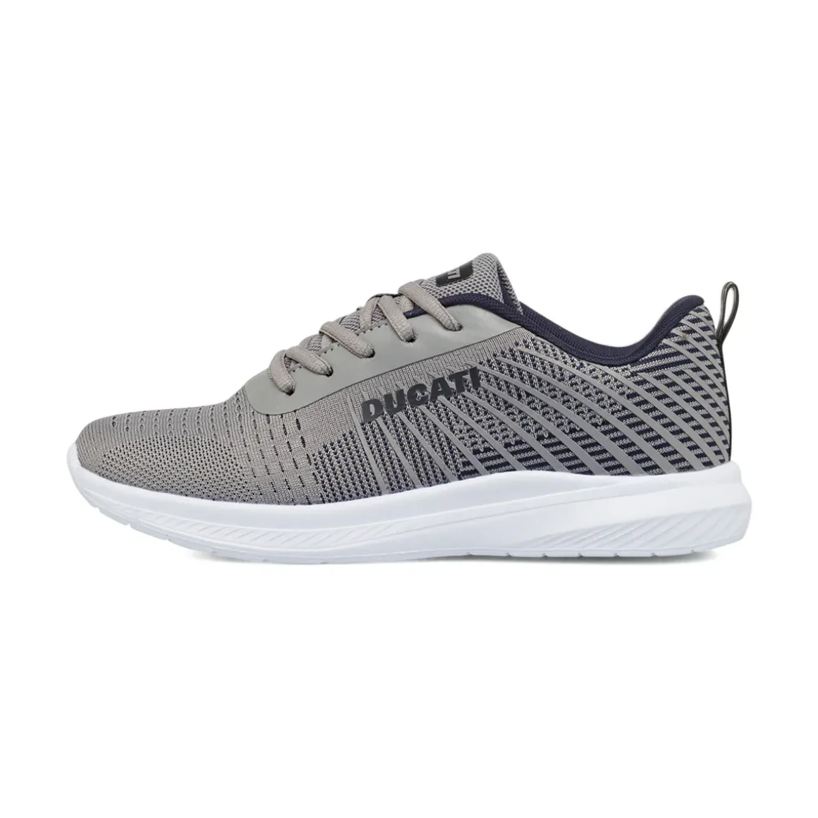 Scarpe da ginnastica uomo grigie con tomaia in mesh Ducati