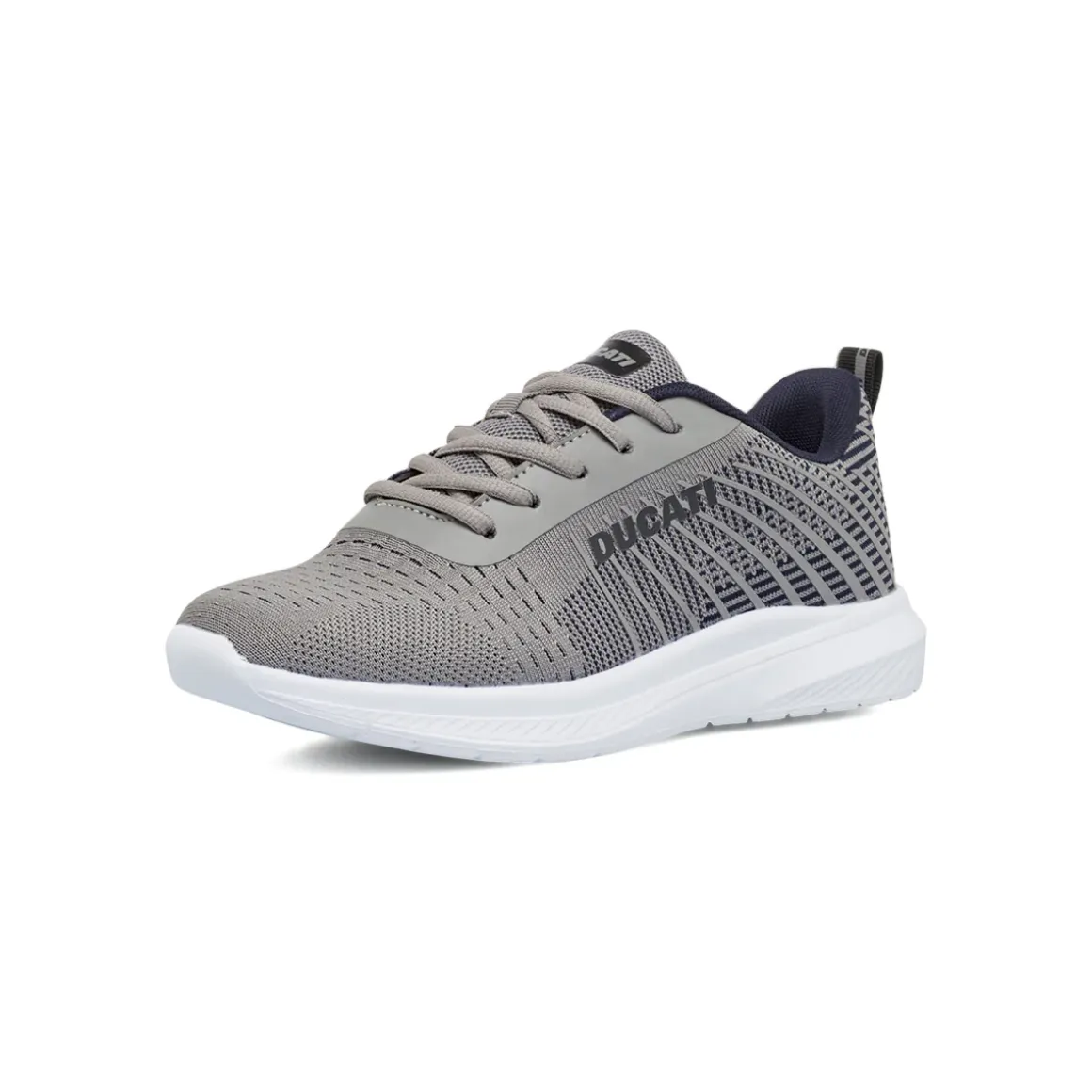 Scarpe da ginnastica uomo grigie con tomaia in mesh Ducati