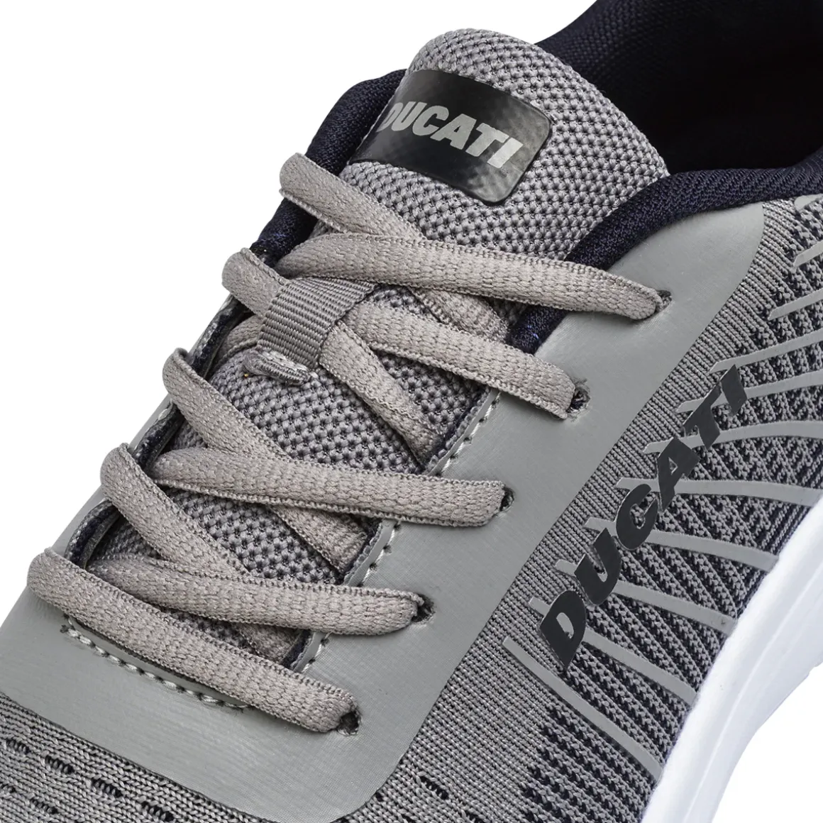 Scarpe da ginnastica uomo grigie con tomaia in mesh Ducati