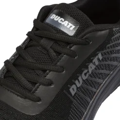 Scarpe da ginnastica uomo nere con tomaia in mesh Ducati