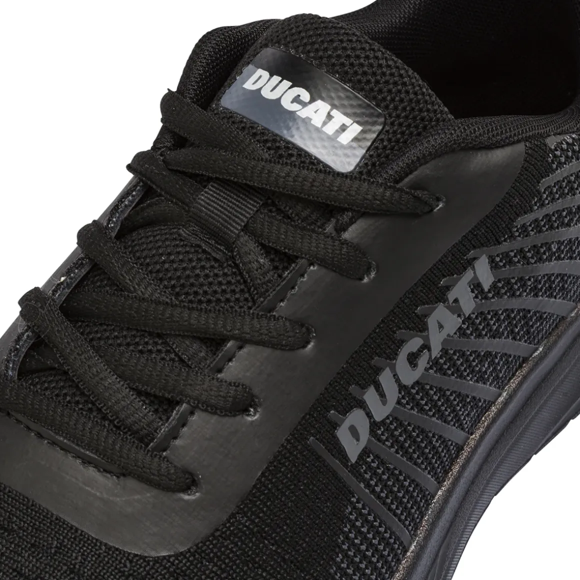 Scarpe da ginnastica uomo nere con tomaia in mesh Ducati