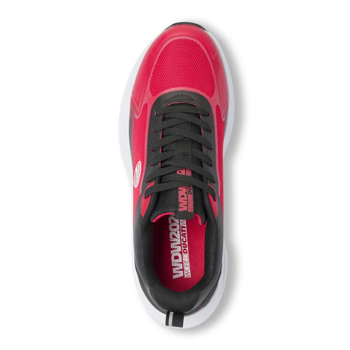Scarpe da ginnastica Uomo rosse con inserti neri Ducati