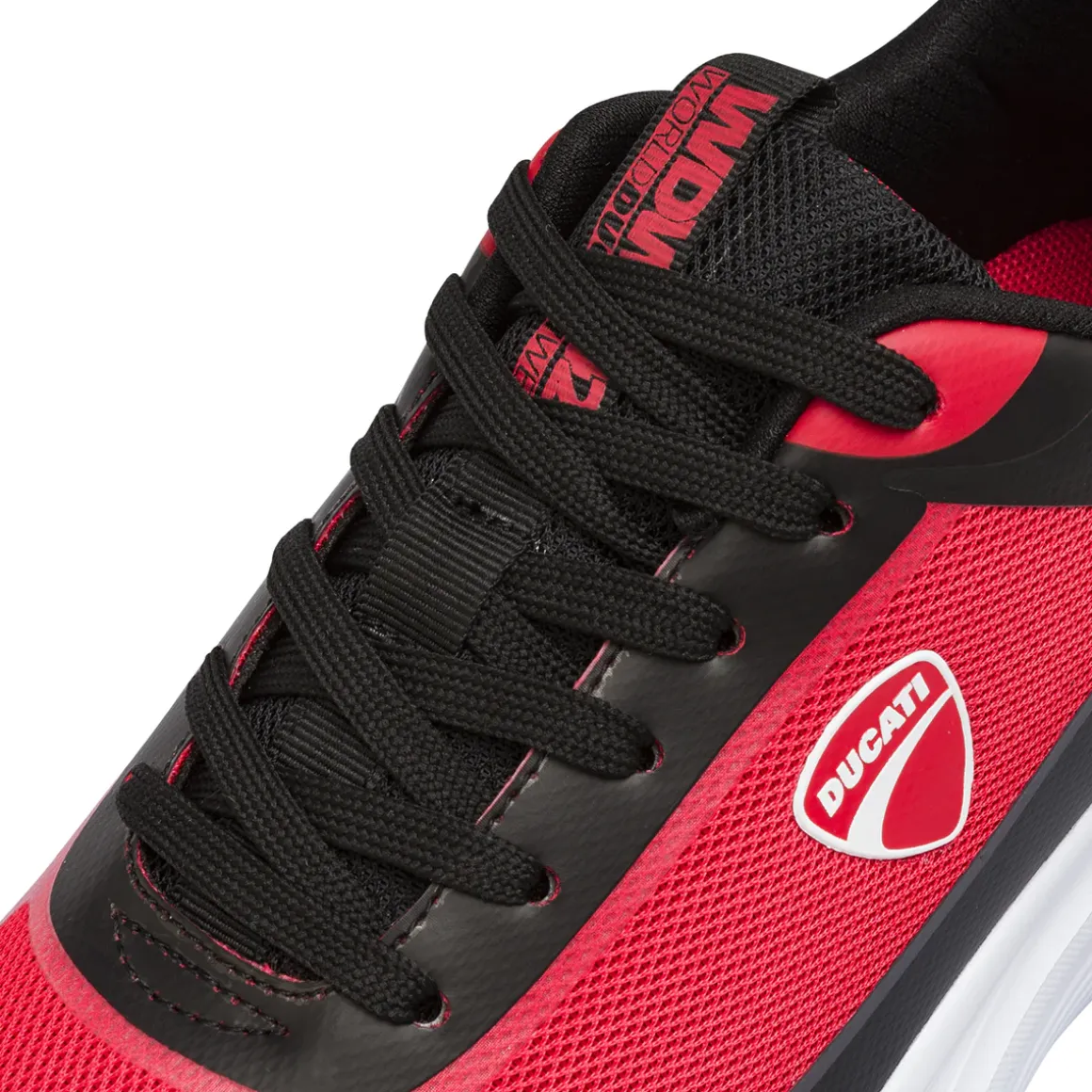 Scarpe da ginnastica Uomo rosse con inserti neri Ducati