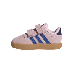 Scarpe da Primi Passi Bambina rosa con strappo adidas VL COURT 3.0